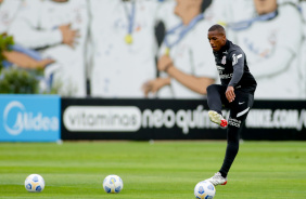 Xavier durante ltimo treino do Corinthians antes do jogo contra o Cuiab