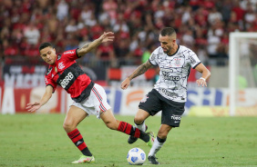 Renato Augusto no jogo entre Corinthians e Flamengo, no Maracan, pelo Brasileiro