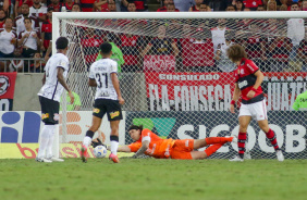 Cssio no jogo entre Corinthians e Flamengo, no Maracan, pelo Brasileiro