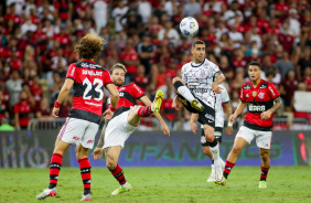 Gabriel no jogo entre Corinthians e Flamengo, no Maracan, pelo Brasileiro