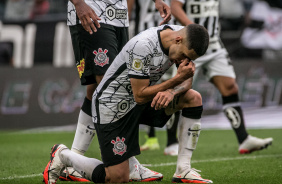 Gabriel anotou o ltimo gol do Corinthians contra o Santos, pelo Brasileiro, na Neo Qumica Arena