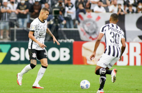 Joo Victor no jogo entre Corinthians e Santos na Neo Qumica Arena, pelo Brasileiro