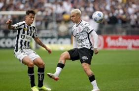 Rger Guedes no jogo entre Corinthians e Santos na Neo Qumica Arena, pelo Brasileiro