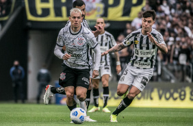 Rger Guedes no jogo entre Corinthians e Santos na Neo Qumica Arena, pelo Brasileiro