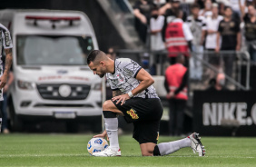 Renato no jogo entre Corinthians e Santos que aconteceu na Neo Qumica Arena