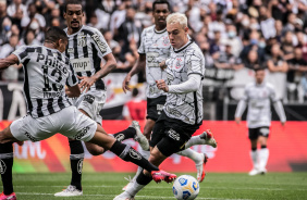 Rger Guedes no jogo entre Corinthians e Santos que aconteceu na Neo Qumica Arena