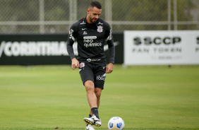 Renato Augusto durante ltimo treino do Corinthians antes do jogo contra o Cear