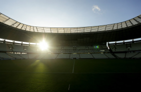 A Arena Castelo foi o palco do duelo entre Corinthians e Cear