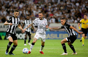 Luan durante a partida entre Corinthians e Cear