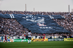 Gavies da Fiel abriu o bandeiro no Setor Norte da Neo Qumica Arena