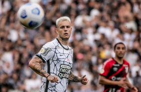 Rger Guedes durante a vitria do Corinthians neste domingo