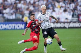 Rger Guedes em mais uma partida como titular do Corinthians