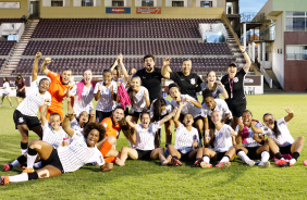 O Corinthians venceu a Ferroviria por 3 a 2 e se classificou para a final do Paulisto Sub-17