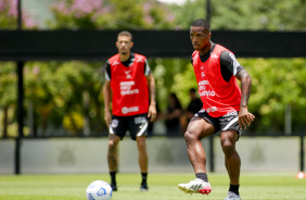 Xavier durante ltimo treino do Corinthians para jogo contra o Grmio
