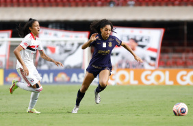 Yasmin no jogo entre Corinthians e So Paulo pela final do Paulista Feminino