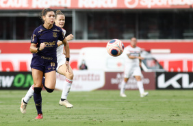 Zanotti no jogo entre Corinthians e São Paulo pela final do Paulista Feminino