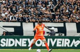 Goleiro Cássio no jogo entre Corinthians e Grêmio, pelo Campeonato Brasileiro