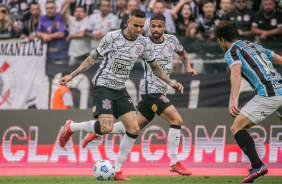 Luan durante jogo entre Corinthians e Grmio na Neo Qumica Arena, pelo Brasileiro