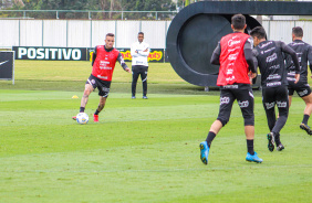 Luan se prepara no CT do Corinthians para último jogo do Brasileiro 2021