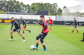 Mantuan se prepara no CT do Corinthians para último jogo do Brasileiro 2021