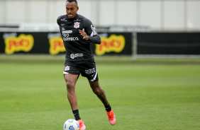 Raul Gustavo durante último treino do Corinthians para jogo contra o Juventude