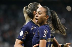 Adriana anotou o terceiro gol do Corinthians na final contra o So Paulo, pelo Paulista Feminino