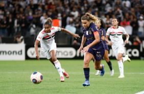 Tamires durante final do Campeonato Paulista Feminino entre Corinthians e So Paulo