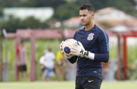 Alan Gobetti no treino do Corinthians Sub-20