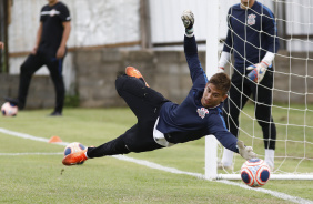 Felipe Longo no treinamento do Corinthians Sub-20