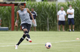 Rodrigo Varanda no treinamento do Corinthians Sub-20