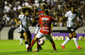 Guilherme Biro na partida entre Corinthians e River-PI, pela Copa So Paulo 2022