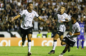 Givoane durante vitria do Corinthians sobre o So Jos, pela Copinha  2022