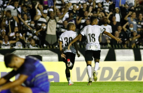 Pedro marcou o primeiro gol no jogo entre Corinthians e So Jos