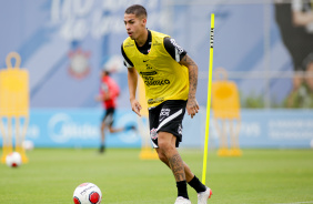 Gabriel Pereira durante o treinamento no CT Dr. Joaquim Grava