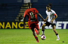 Reginaldo na partida entre Corinthians e Ituano, pela Copinha 2022