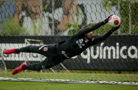 Guilherme em treino no CT