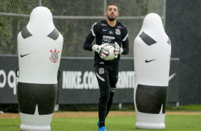 Guilherme em treinamento no Corinthians