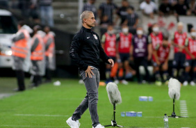 Sylvinho em derrota do Corinthians para o Santos nesta quarta-feira