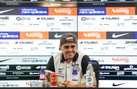 Fagner falou com a imprensa antes de mais um jogo no Campeonato Paulista