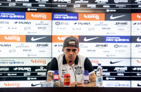 Fagner tratou de vrios temas antes do jogo contra o Mirassol