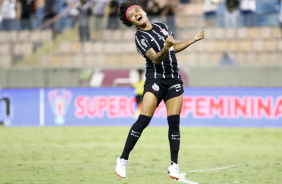 Liana Salazar na vitria do Corinthians nesta quarta-feira