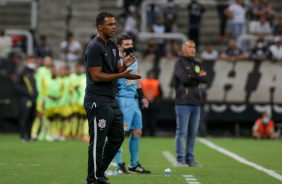 Fernando Lzaro na partida entre Corinthians e Mirassol desta quinta-feira