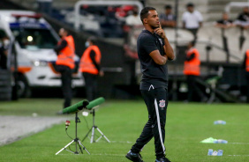 Fernando Lzaro na partida entre Corinthians e Mirassol nesta quinta-feira