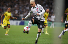 Rger Guedes na partida entre Corinthians e Mirassol nesta quinta-feira