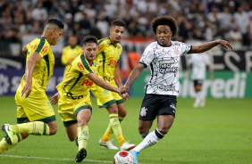 Willian na partida entre Corinthians e Mirassol desta quinta-feira