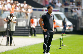 Fernando Lzaro na partida entre Corinthians e Red Bull Bragantino neste domingo