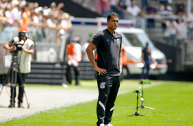 Fernando Lzaro na partida entre Corinthians e Red Bull Bragantino deste domingo