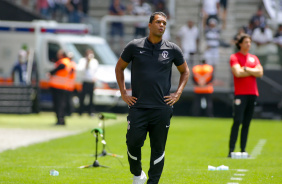 Fernando Lzaro no jogo entre Corinthians e Red Bull Bragantino neste domingo