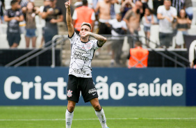 Gustavo Silva no jogo entre Corinthians e Red Bull Bragantino neste domingo