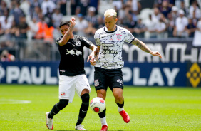 Rger Guedes na partida entre Corinthians e Red Bull Bragantino deste domingo